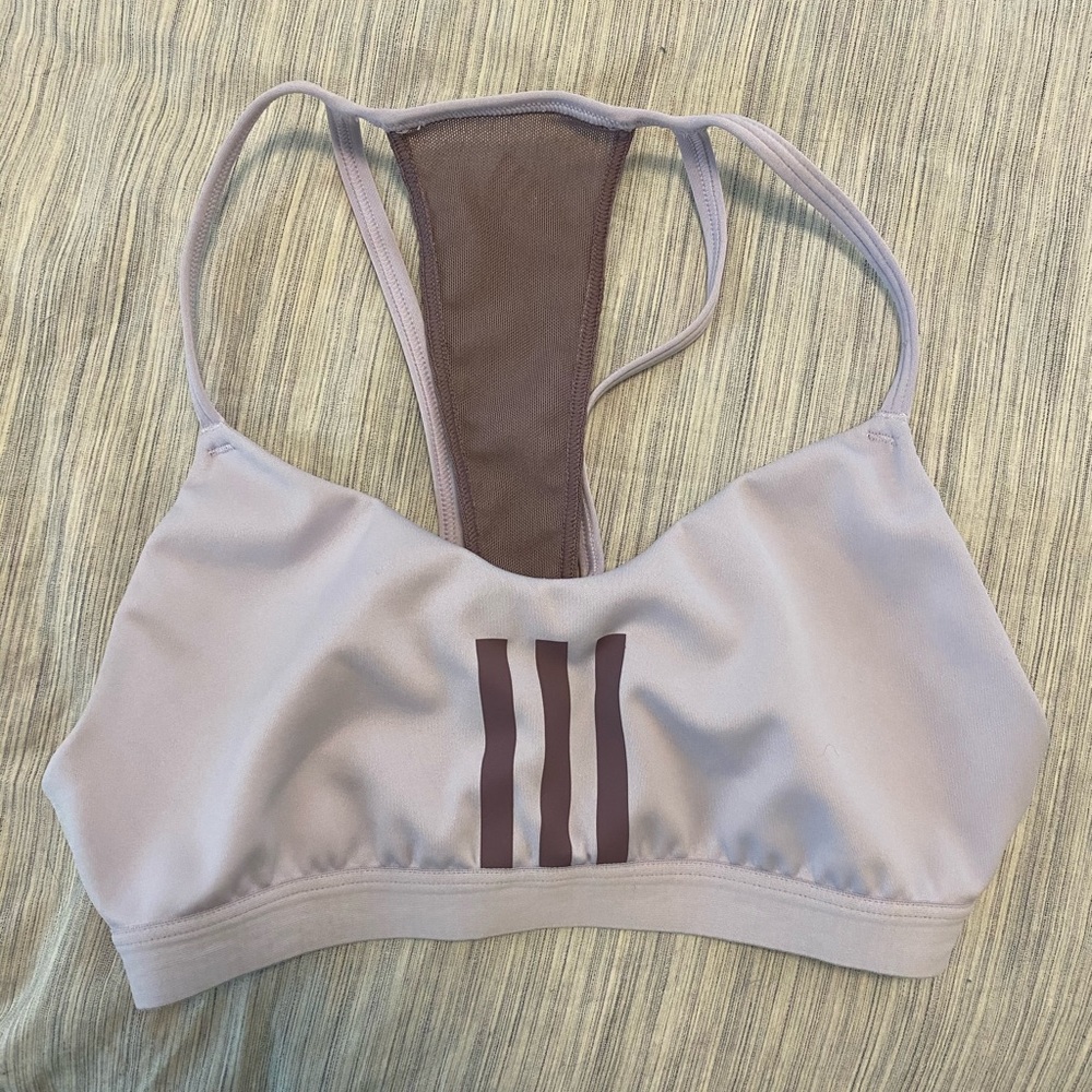 Purple ADIDAS Light Support Sports Bra